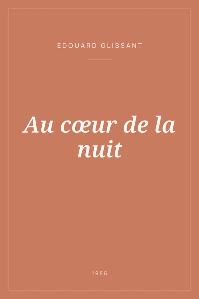 Portada de Au cœur de la nuit