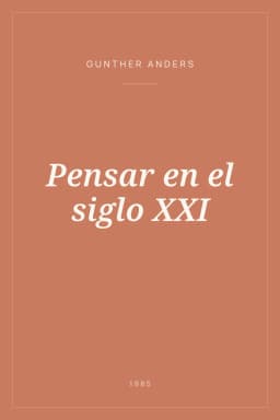 Portada de Pensar en el siglo XXI