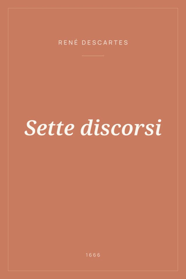 Portada de Sette discorsi