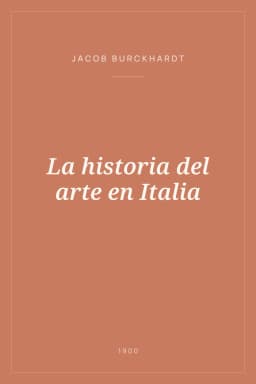 Portada de La historia del arte en Italia