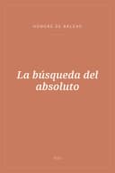 Portada de La búsqueda del absoluto