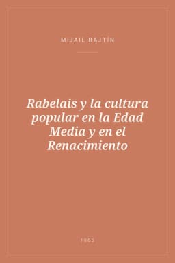 Portada de Rabelais y la cultura popular en la Edad Media y en el Renacimiento