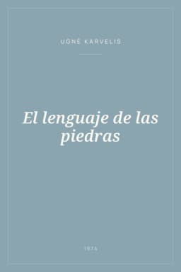 Portada de El lenguaje de las piedras