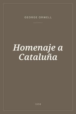Portada de Homenaje a Cataluña