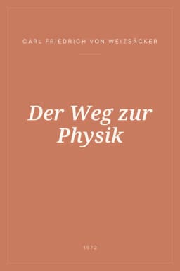 Portada de Der Weg zur Physik