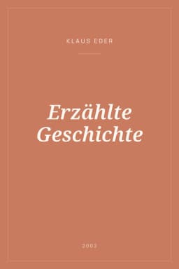 Portada de Erzählte Geschichte
