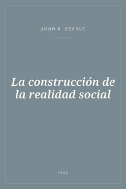 Portada de La construcción de la realidad social