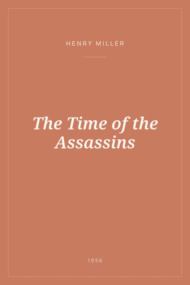 Portada de The Time of the Assassins