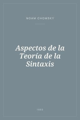 Portada de Aspectos de la Teoría de la Sintaxis