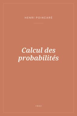 Portada de Calcul des probabilités