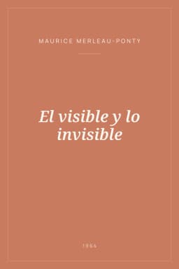 Portada de El visible y lo invisible