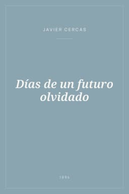 Portada de Días de un futuro olvidado