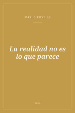 Portada de La realidad no es lo que parece