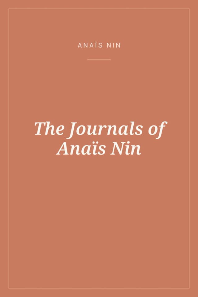 Portada de The Journals of Anaïs Nin