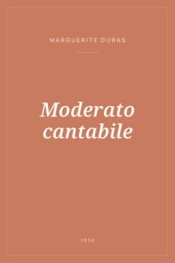Portada de Moderato cantabile
