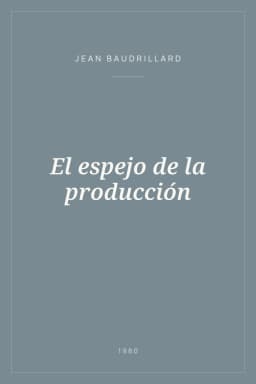 Portada de El espejo de la producción