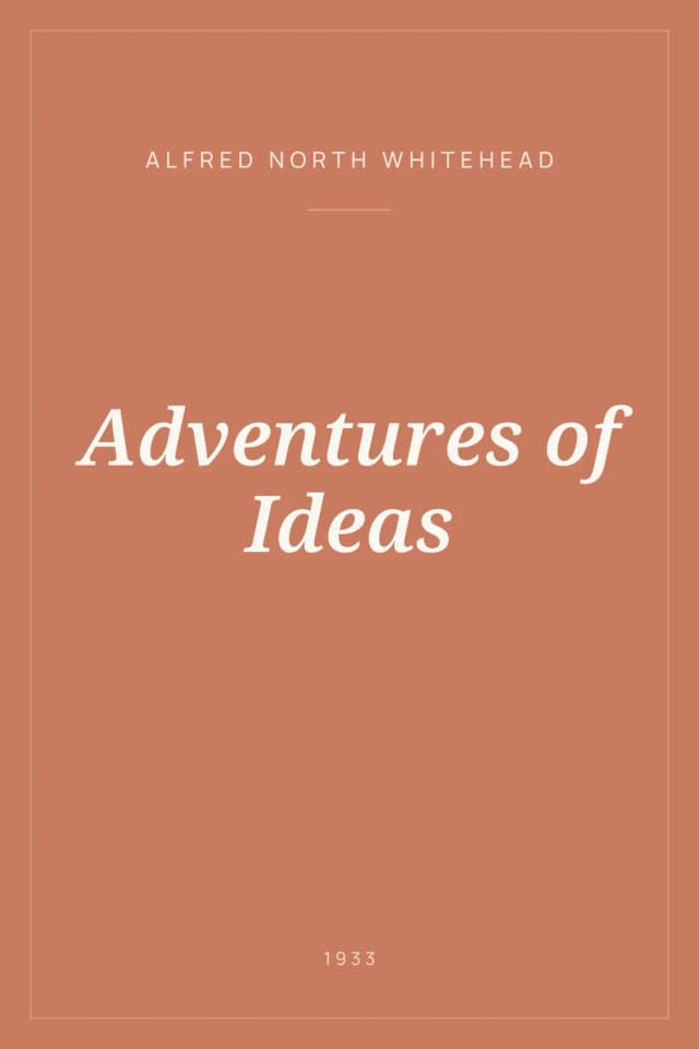 Portada de Adventures of Ideas