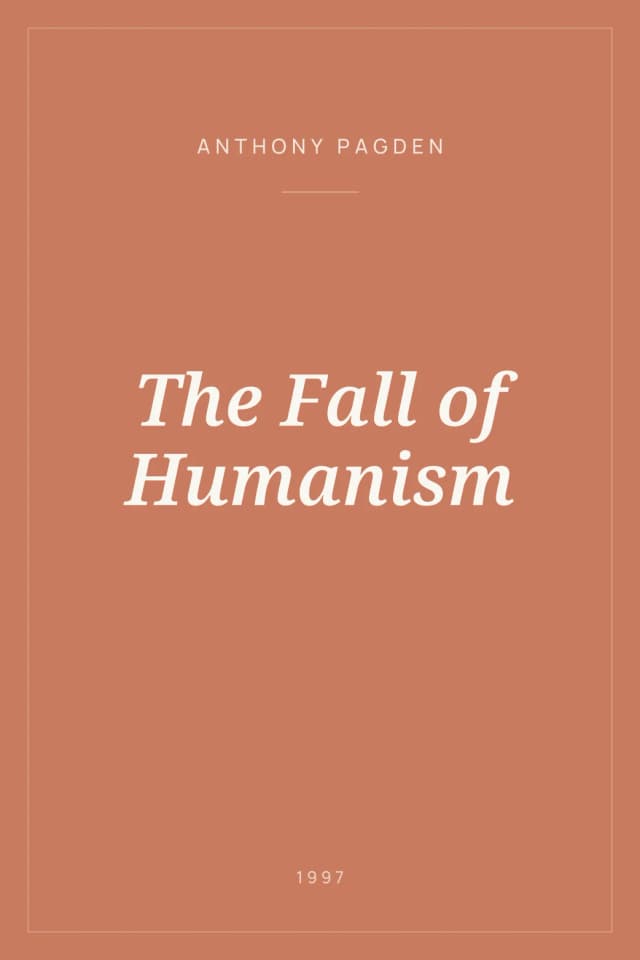 Portada de The Fall of Humanism