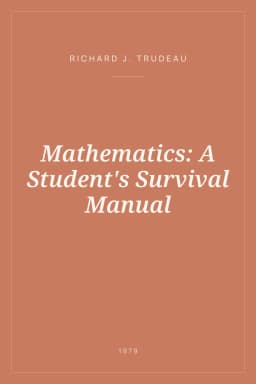 Portada de Mathematics: A Student's Survival Manual