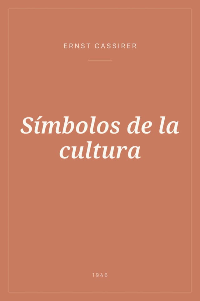 Portada de Símbolos de la cultura