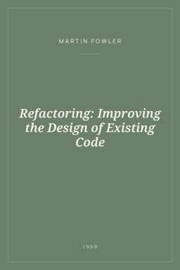Portada de Refactoring: Improving the Design of Existing Code