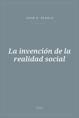 Portada de La invención de la realidad social