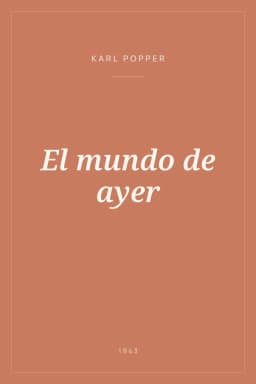 Portada de El mundo de ayer