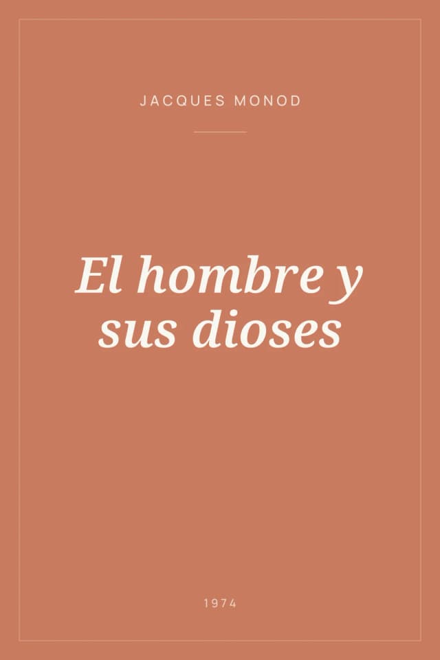 Portada de El hombre y sus dioses