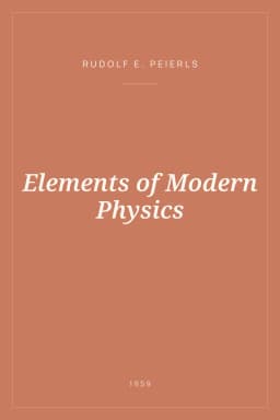 Portada de Elements of Modern Physics