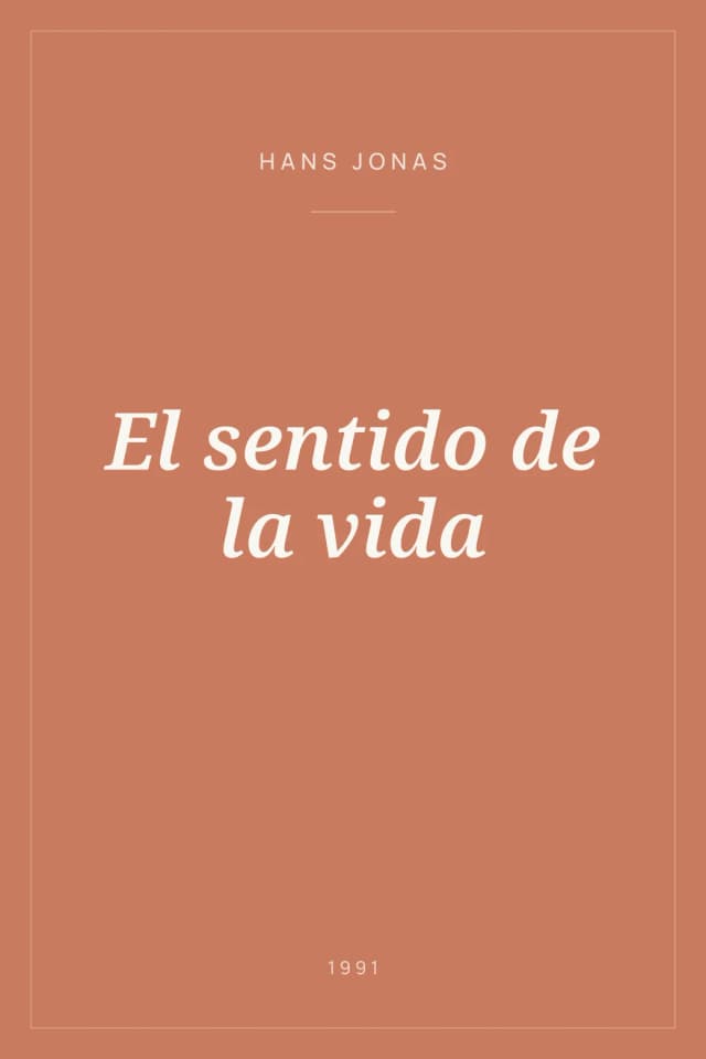 Portada de El sentido de la vida