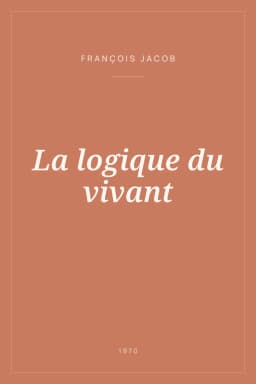 Portada de La logique du vivant