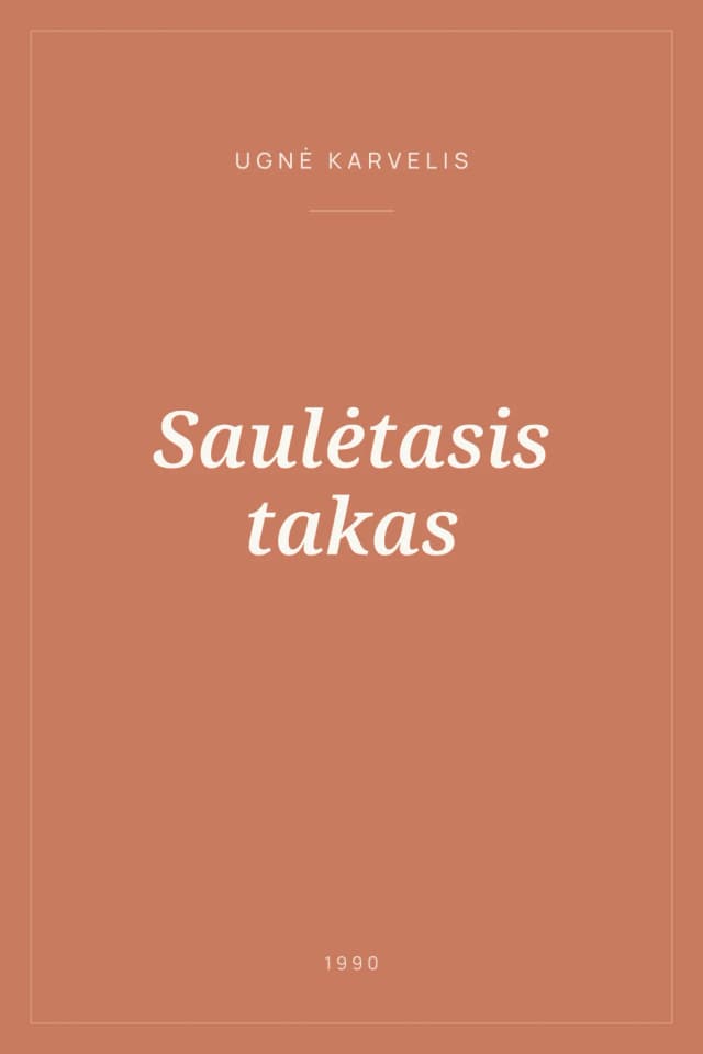 Portada de Saulėtasis takas