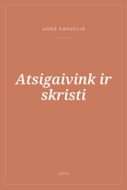 Portada de Atsigaivink ir skristi