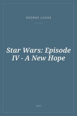 Portada de Star Wars: Episode IV - A New Hope