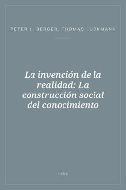 Portada de La invención de la realidad: La construcción social del conocimiento