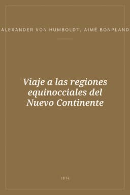 Portada de Viaje a las regiones equinocciales del Nuevo Continente