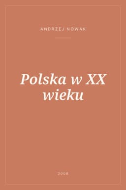 Portada de Polska w XX wieku