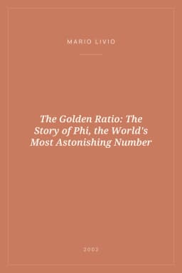 Portada de The Golden Ratio: The Story of Phi, the World's Most Astonishing Number