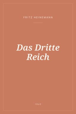 Portada de Das Dritte Reich