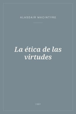 Portada de La ética de las virtudes