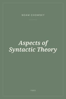 Portada de Aspects of Syntactic Theory