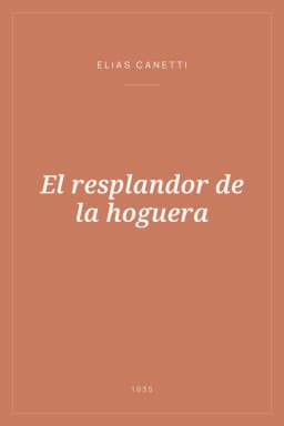 Portada de El resplandor de la hoguera