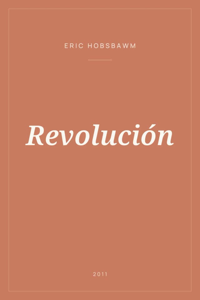 Portada de Revolución