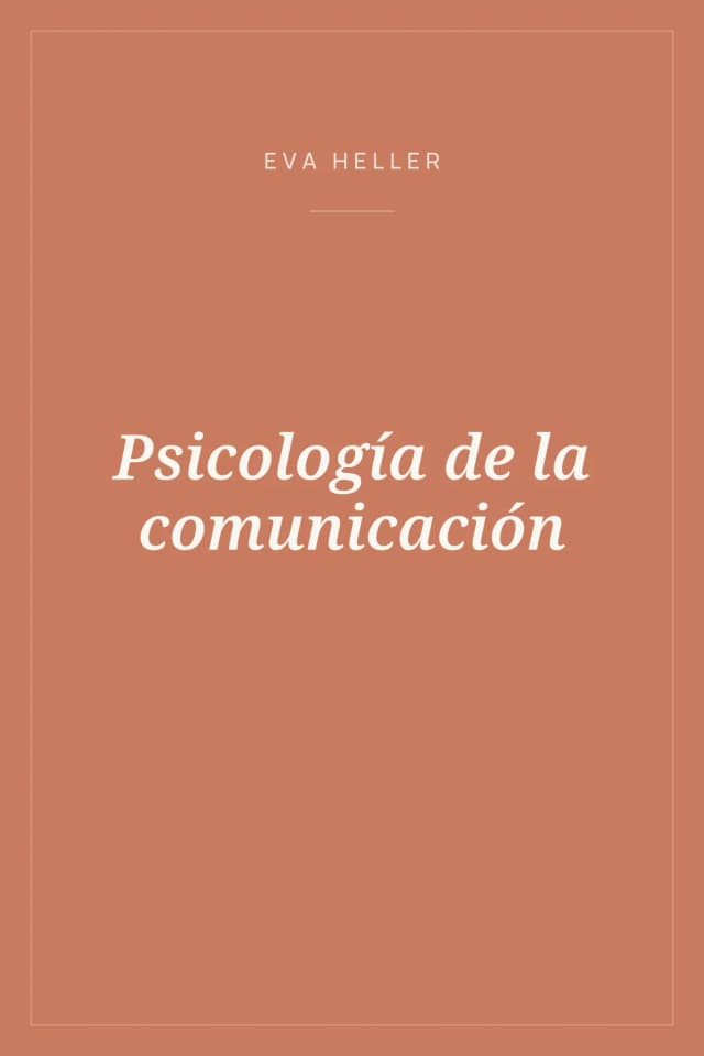 Portada de Psicología de la comunicación