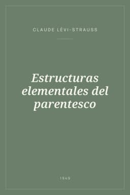 Portada de Estructuras elementales del parentesco