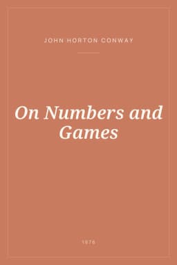 Portada de On Numbers and Games