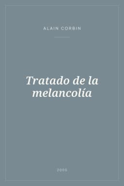 Portada de Tratado de la melancolía
