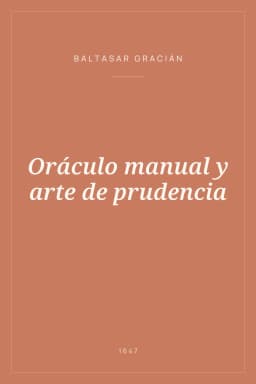Portada de Oráculo manual y arte de prudencia