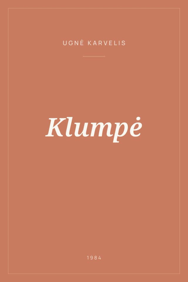 Portada de Klumpė
