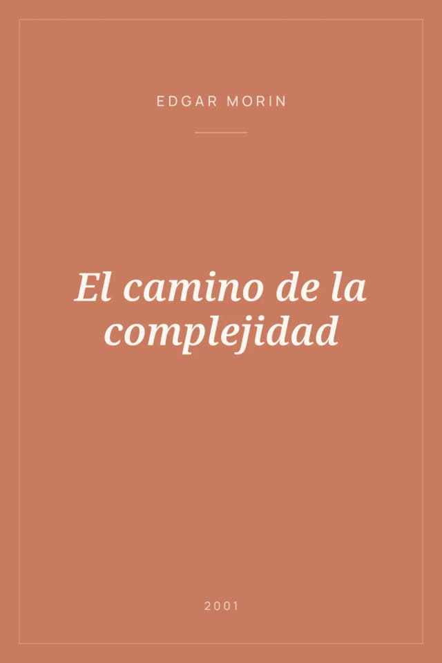 Portada de El camino de la complejidad